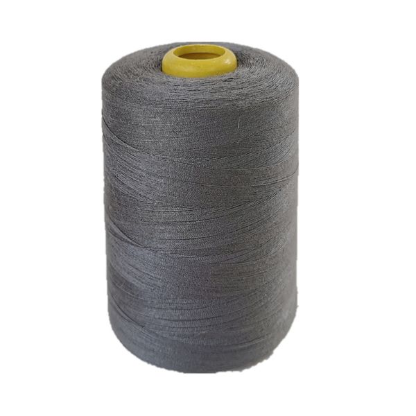Cotton Thread Spool Yarn For Sewing Machine - 3000m - Grey