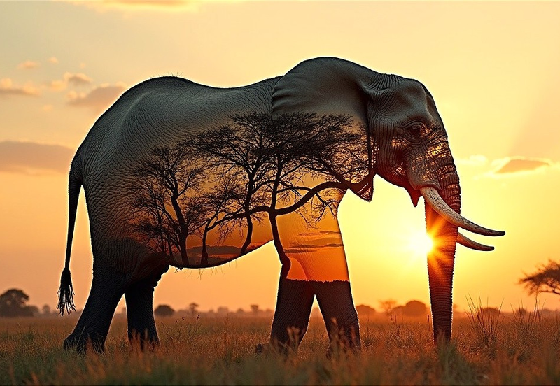 Canvas Wall Art Home Decor - Heart Of The Savanna