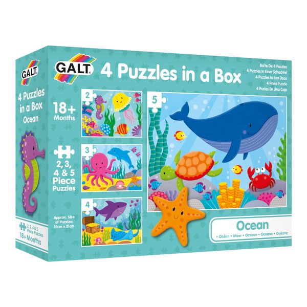 Galt - 4 Puzzles in a Box - Ocean