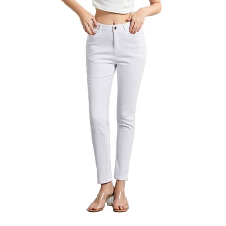 Slim Fit High Waist Jeans for Women High Elasticity Skinny Long Pants Denim Image