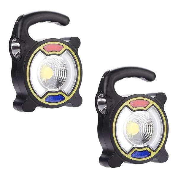 Set of 2 Outdoor USB Charging Portable Camping Lamp