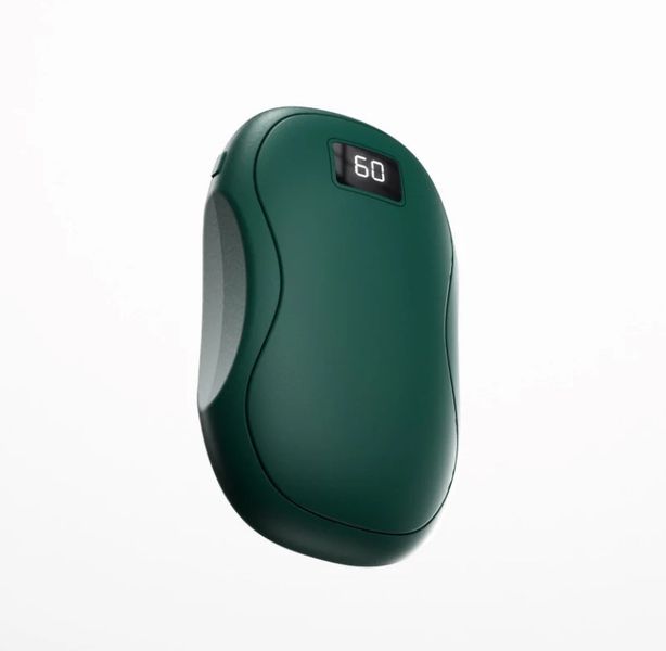 Premium Space Capsule Hand Warmer &amp; Power Bank - Green (6000mAh)
