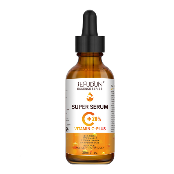 Super Serum Vitamin C-Plus - Retinol Hyaluronic Acid -Age Defying Formula
