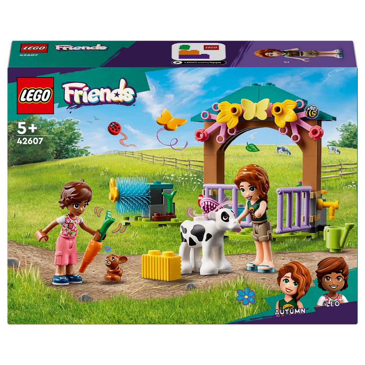 LEGO® Friends Autumn’s Baby Cow Shed 42607 Building Toy Set - 79 Pieces ...