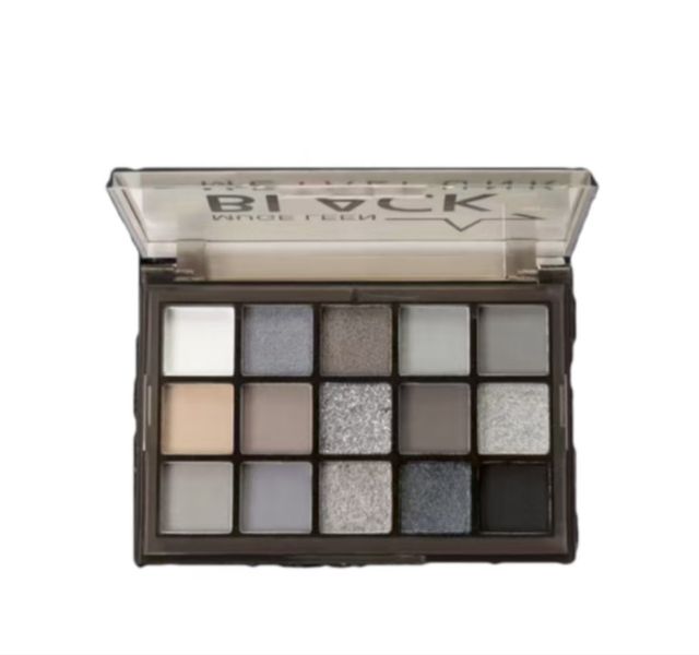 15-color Smoky Eye Makeup Cold Makeup Black Punk Eyeshadow Palette