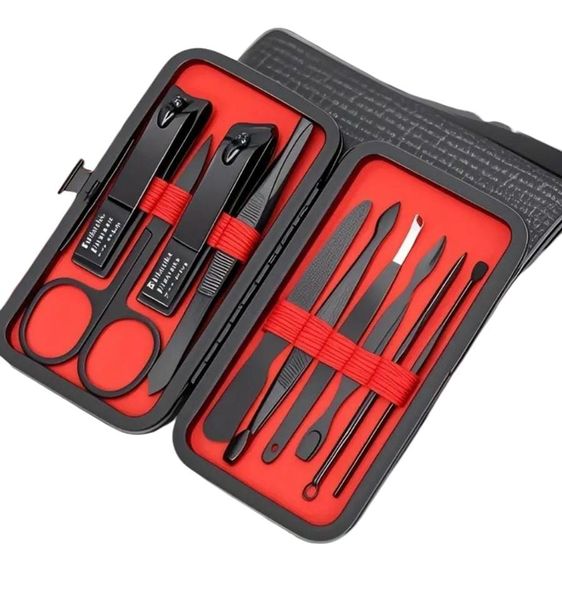 10-Piece Professional Stainless Steel Manicure &amp; Pedicure Set