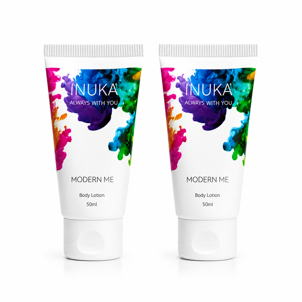 Inuka Modern Me 2 x 50ml Body Wash and Body Lotion Set - Blue for Her