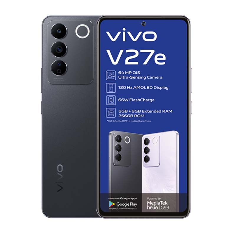 Vivo V27e Dual Sim 256GB - Black