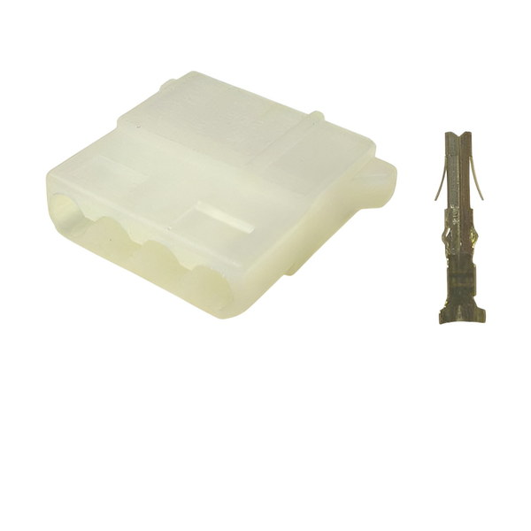 XY143-04F: 5.08mm, 4-Way In-line Female Connector, 5A-250VAC