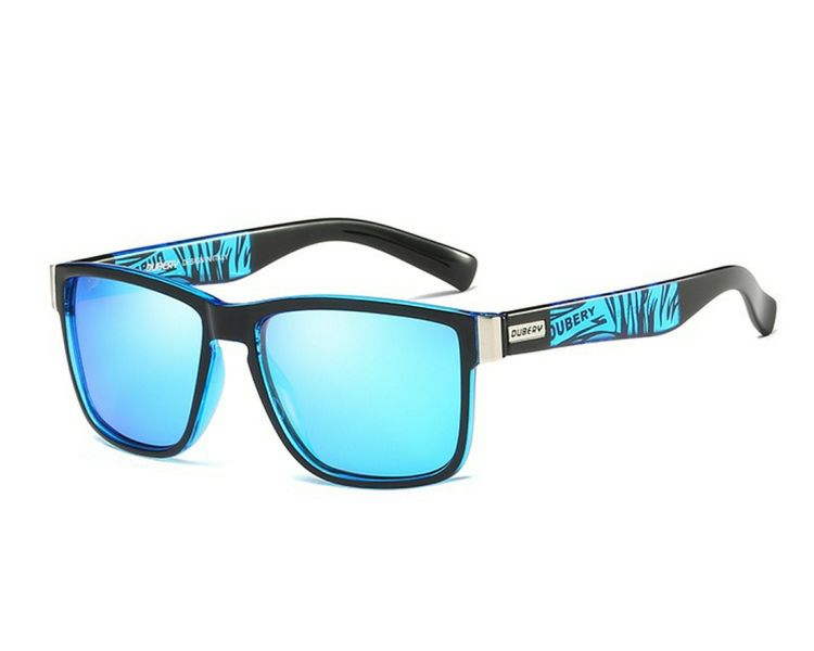 Dubery Design Men's Venom Polarised Sunglasses Black &amp; Green