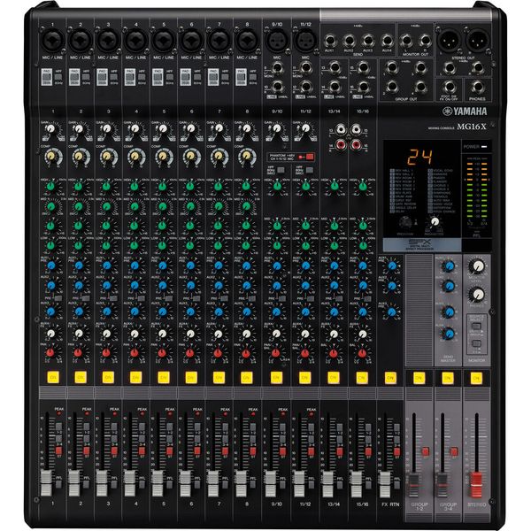 Yamaha MG16X CV Analogue 16-Input Mixing Console w/ FX