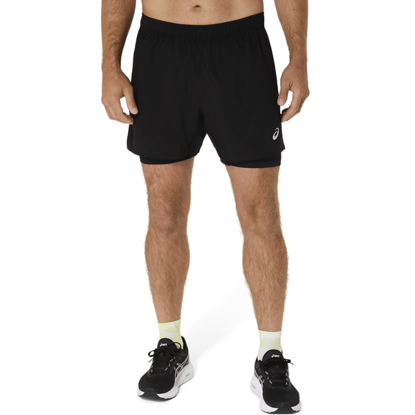 ASICS Men's Core 2-In-1 5 Inch Performance Running Shorts