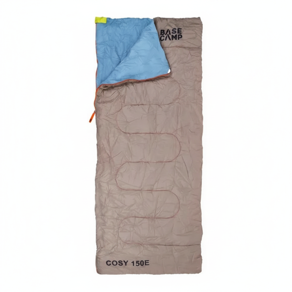 Basecamp Cozy Sleeping Bag for Camping - Lightweight Blue Design
