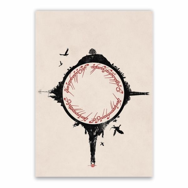 Middle Earth World Poster - A1
