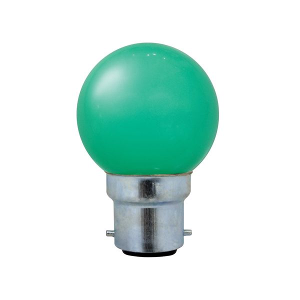 Eurolux - LED Colour Golfball B22 1w Green