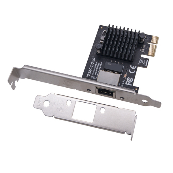 100/1000M/2.5G RJ45 Adapter RJ45 RTL8125BG Chipset PCIe PCI Express