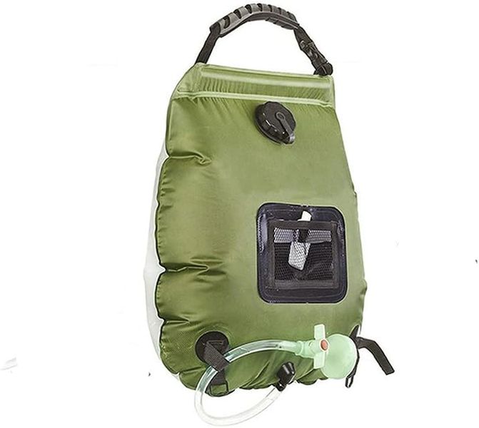 Solar Shower Bag 20L, Foldable Camping Shower Portable Solar Heating Bag
