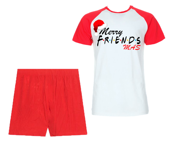 Kids-Gender neutral- Christmas Pyjamas-Friends theme