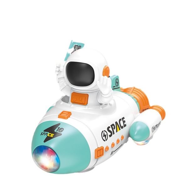 Electric Toy Universal Driving Lifting Rocket Lighting Music 360 Degrees