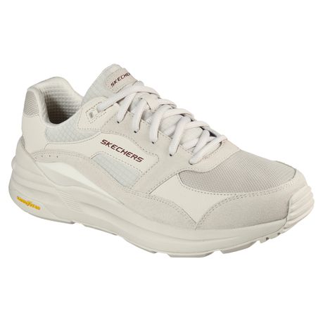 Off white skechers best sale