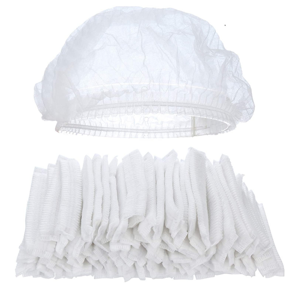 Disposable Mop Hats Black 100's