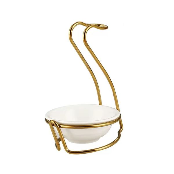 Goose Neck Standing spoons Rest, Kitchen Gadget Spoon Rest Holder