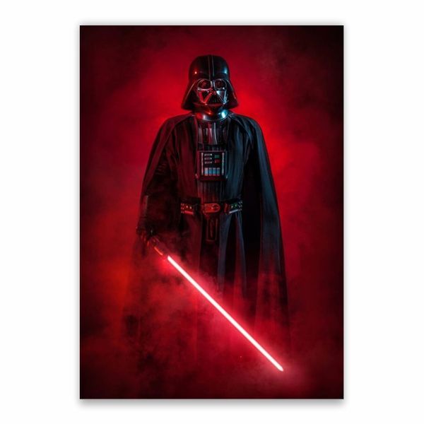Darth Vader Red Smoke Poster - A1