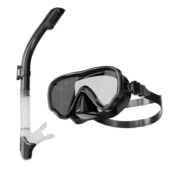 Adult Diving Mask - Snorkel Equipment With Fully Dry Breathing Tube