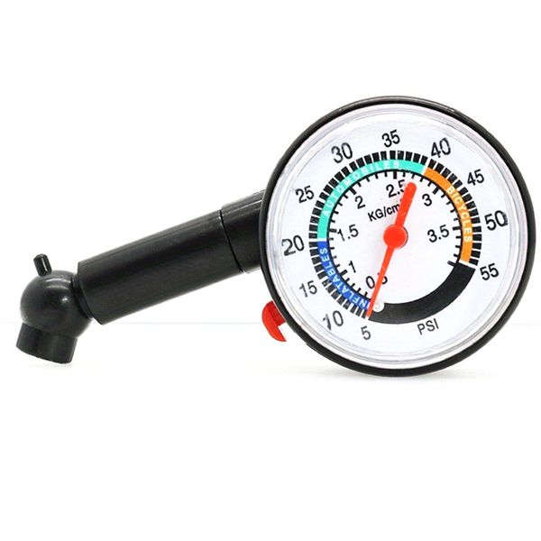 High-Precision Mechanical Tire Pressure Gauge - PET Material Safety Tool