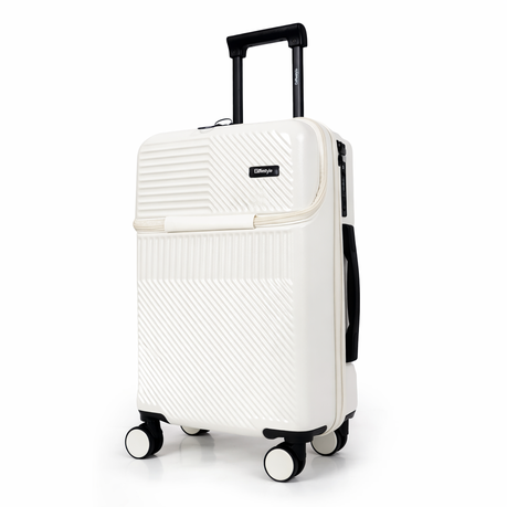 Tokyo Smart 55cm Hardshell Carry-On Suitcase- Laptop Compartment, ABS Image