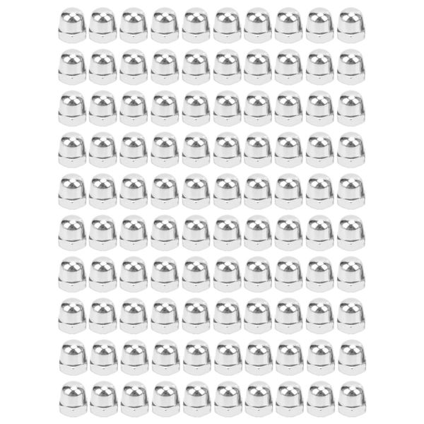 100 Pieces M8 Acorn Cap Nuts (Stainless)