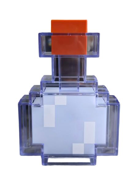 Minecraft Potion Bottle Light, Blue LED Pixel Night Light for Kids