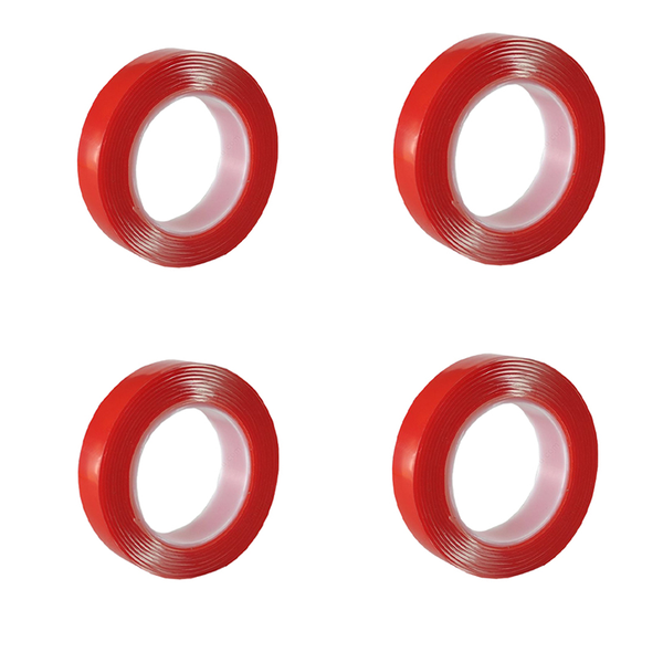Set of 4 1.5x 5M Acrylic Foam Double-Coated Adhesive Tape- CTC - 524
