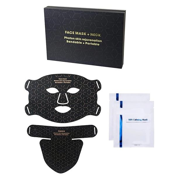 4in1 Soft Photon Silicone LED Face and Décolleté Light Therapy Beauty Mask