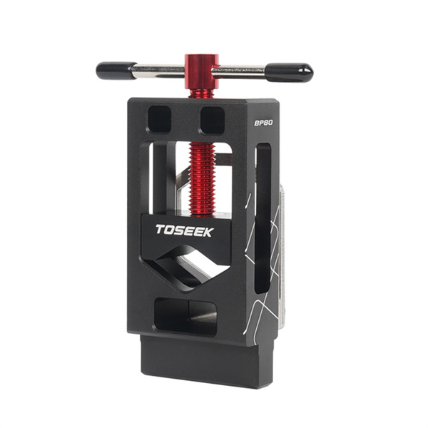 Toseek Bike Fork Guide Bike Cutting Saw Guide Repair Parts Red