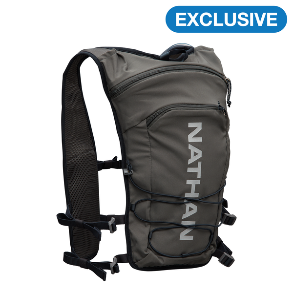 Nathan QuickStart 2.0 Hydration Backpack - 6L - Charcoal/Reflective Silver