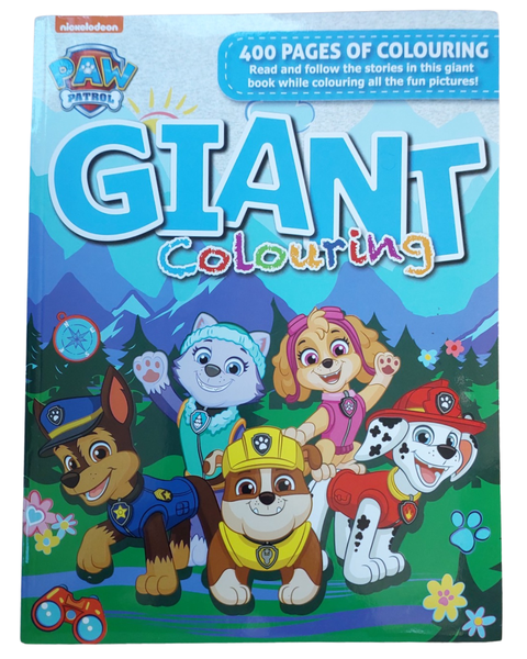 Paw Patrol 400 Pages Colouring Book