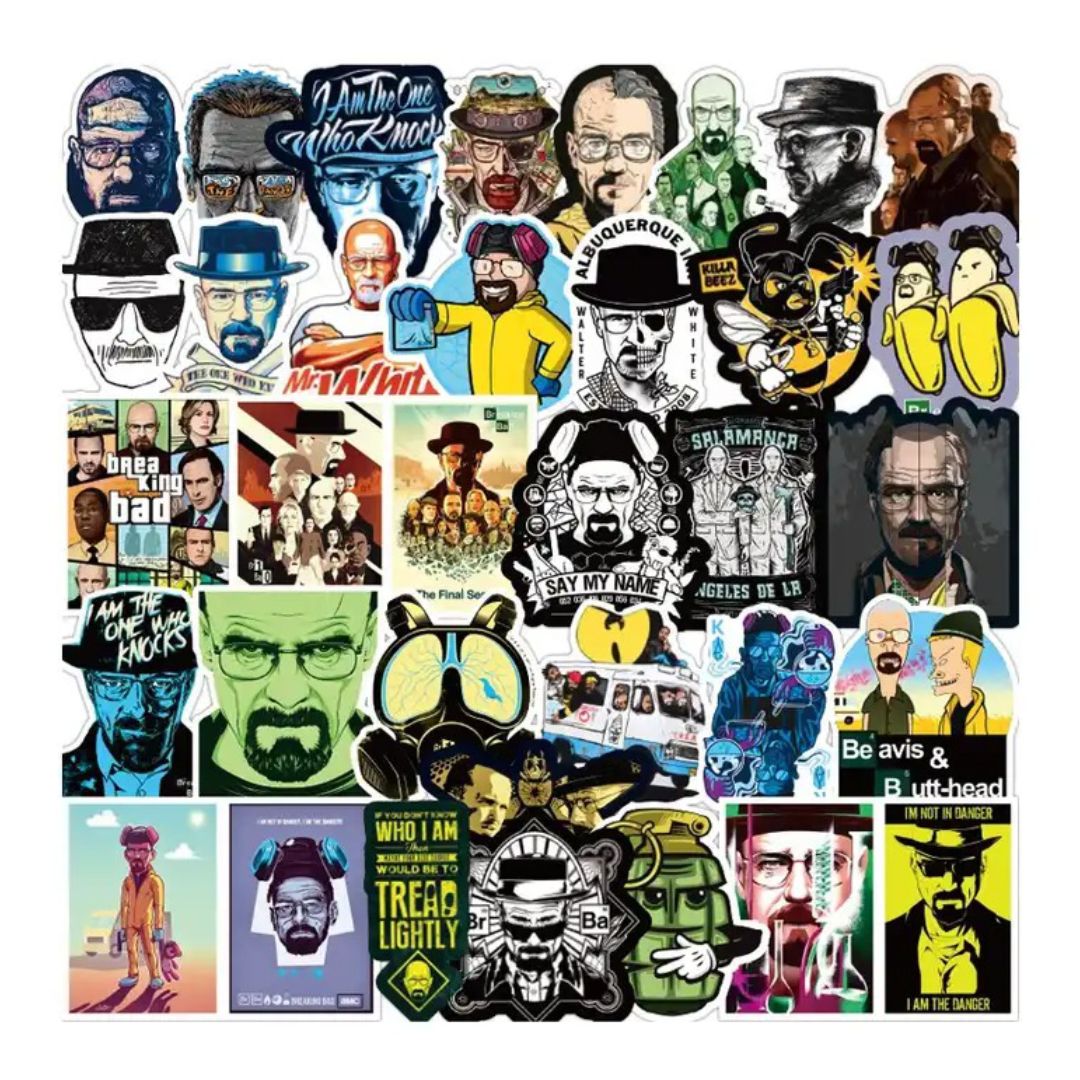 50Piece HighQuality Breaking Bad Vinyl Sticker Pack 5 Shop Today