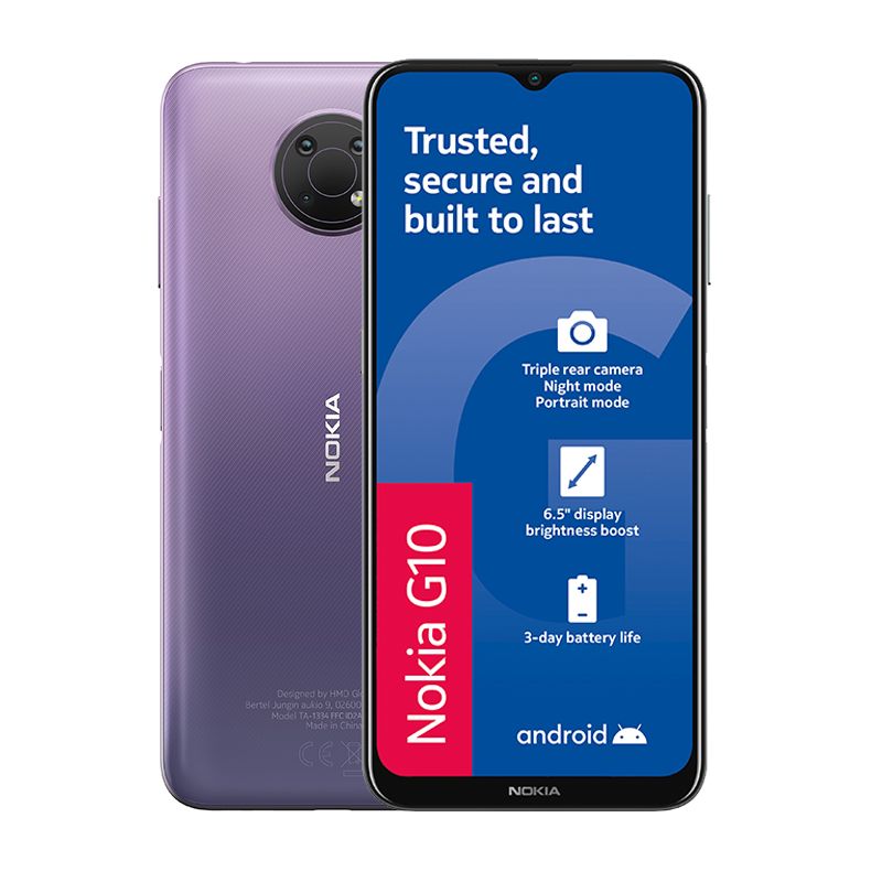 nokia g10 3 32gb purple