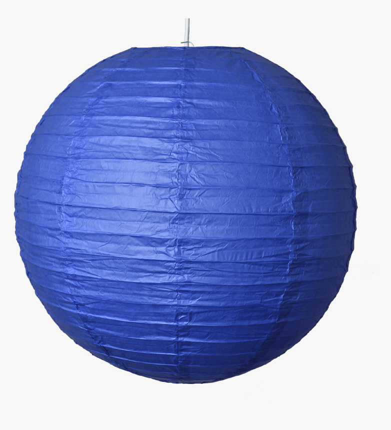 Round Paper Decoration Lantern - Blue