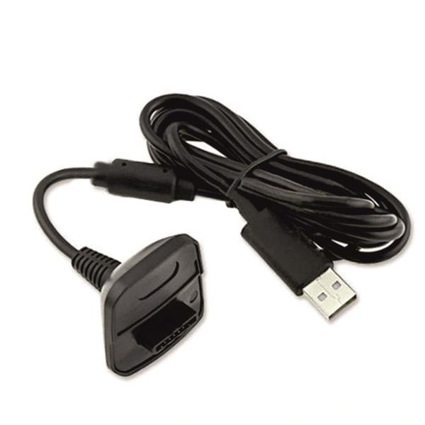 Xbox 360 Plug and Play USB Charge Cable Black