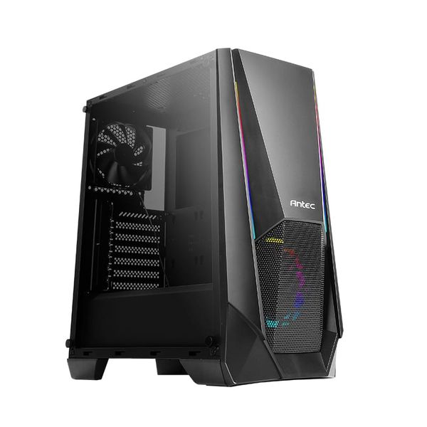 Antec NX400 ARGB LED Tempered Glass ATX Mid Tower Gaming Chassis - Black
