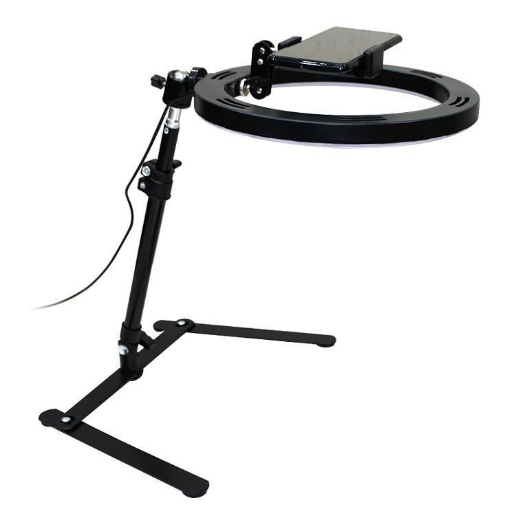 overhead tripod with ring light