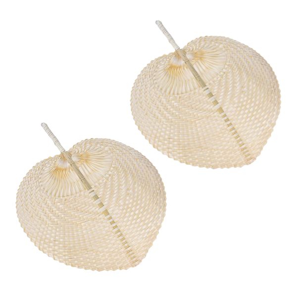 Fashion Beauty Fancy Dress Handmade Fan Set of 2 - 38 cm