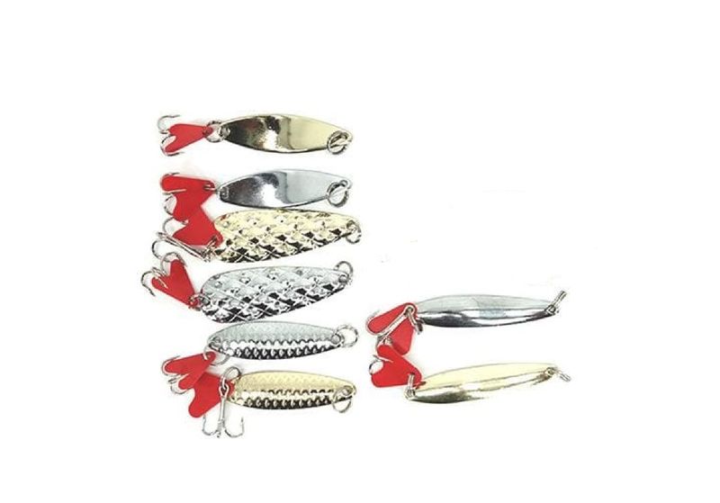 Fishing Lure Set - 49 Pieces Metal and Soft