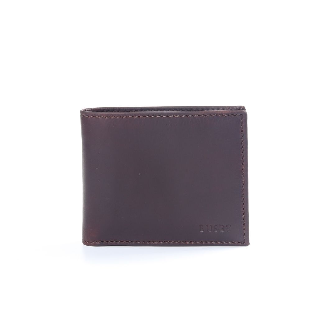 Busby Leather Ziya Billfold Wallet with Coin Pocket | Buy Online in ...