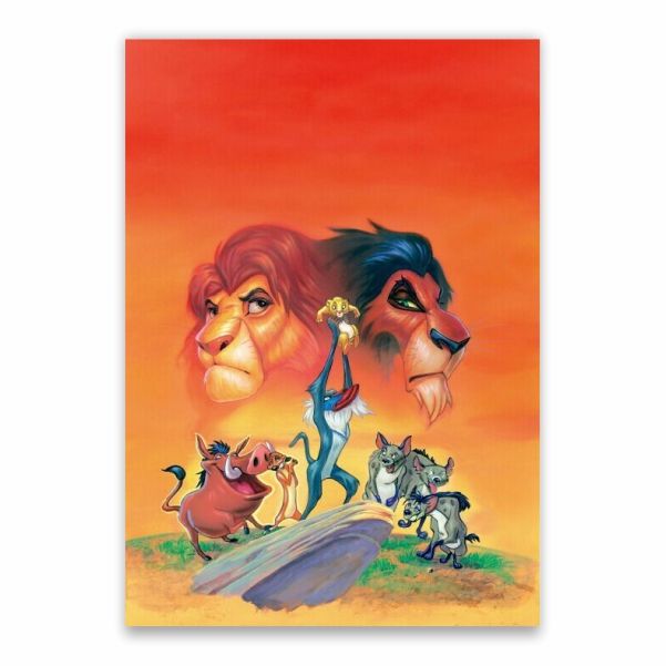 Rafiki And Simba Lion King Characters Poster - A1 | Shop Today. Get it ...