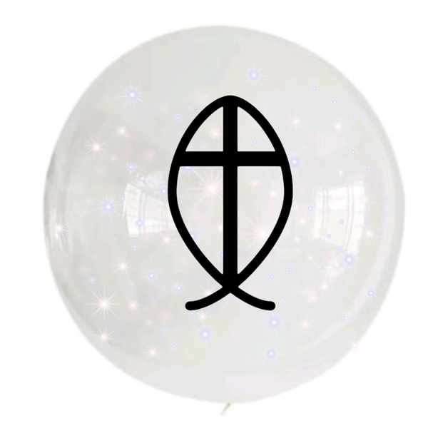 BG - Bobo Balloon - 24inch - Cross Fish
