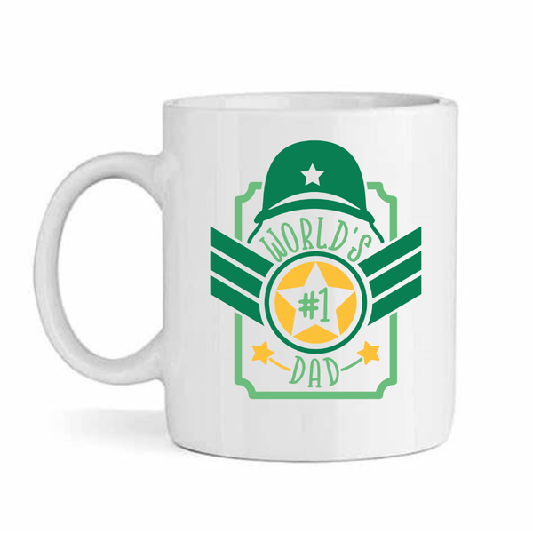 1 Dad Father's Day - Mother's Day-Valentines Mug