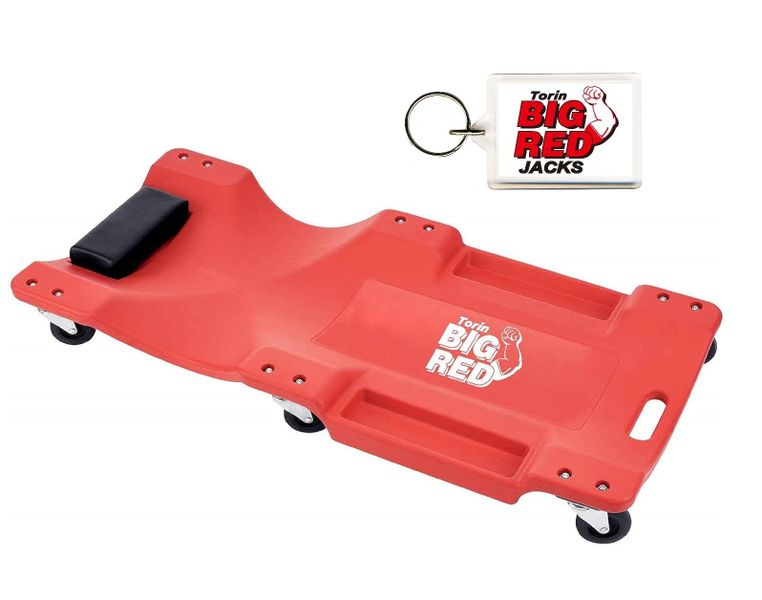 Big Red Garage Creeper Plastic + Key Ring (TRH6802)